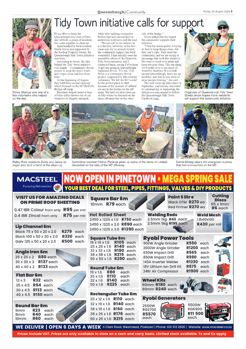 Queensburgh News 25 August 2023 page 5