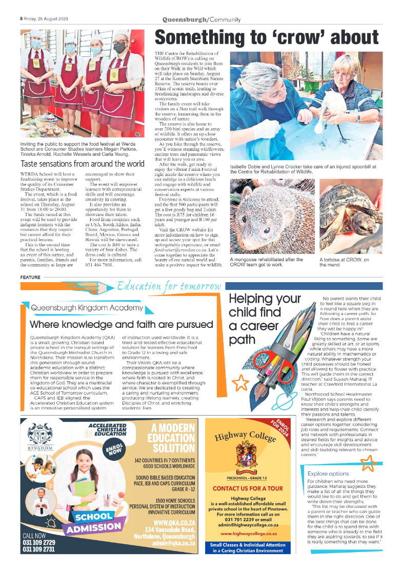 Queensburgh News 25 August 2023 page 8