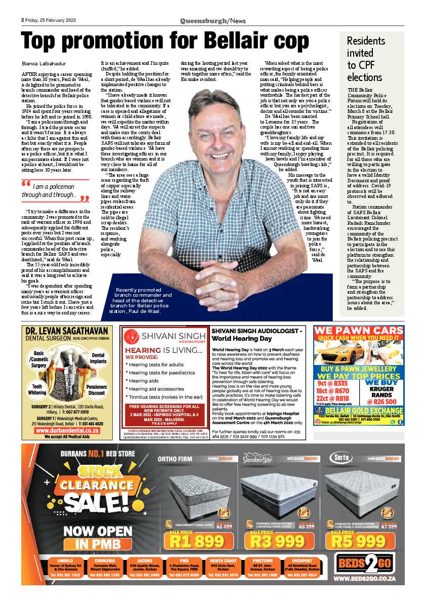 Queensburgh News 25 February 2022 page 2