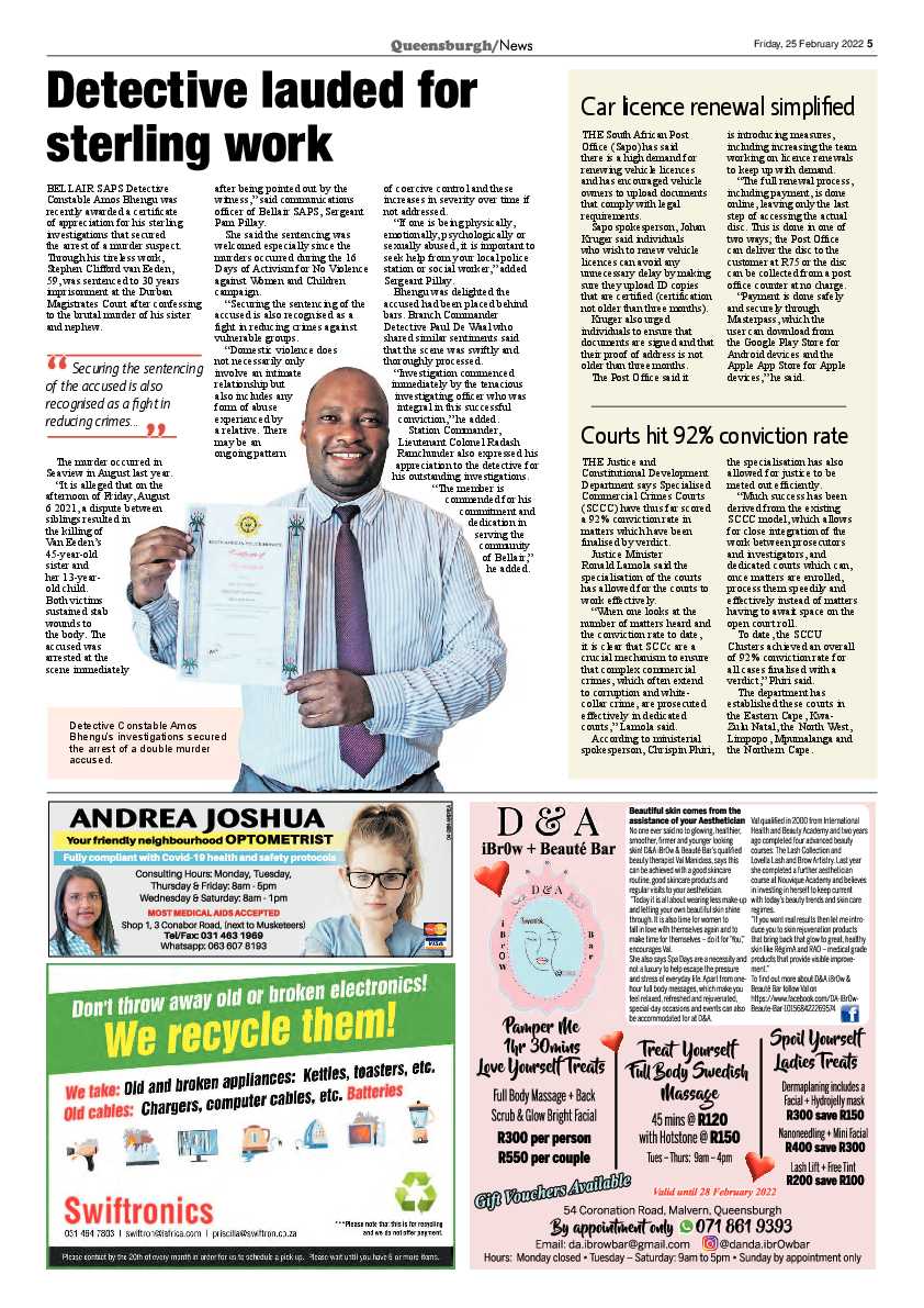 Queensburgh News 25 February 2022 page 5