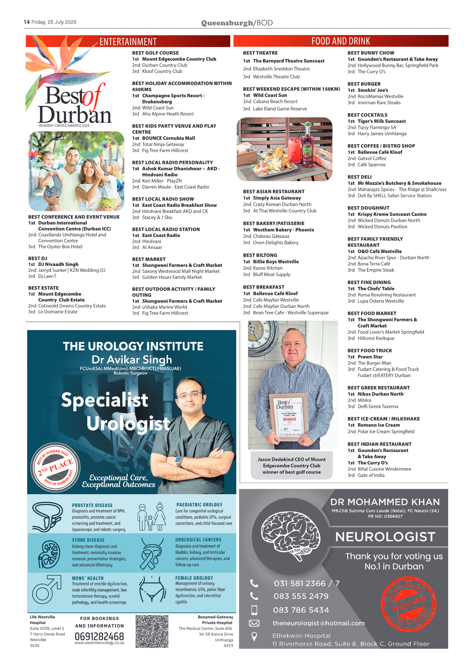 Queensburgh News 25 July 2025 page 14