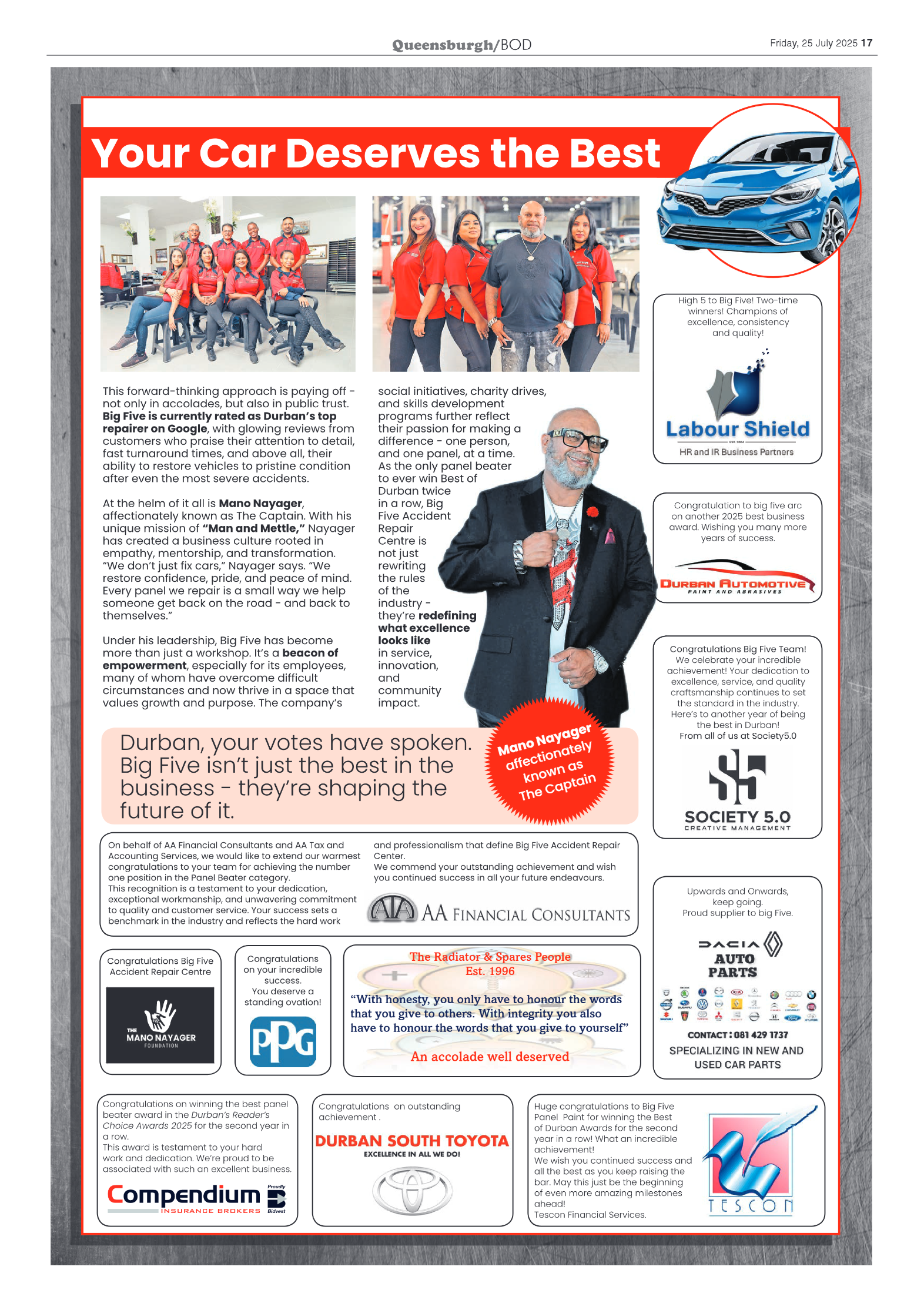 Queensburgh News 25 July 2025 page 17