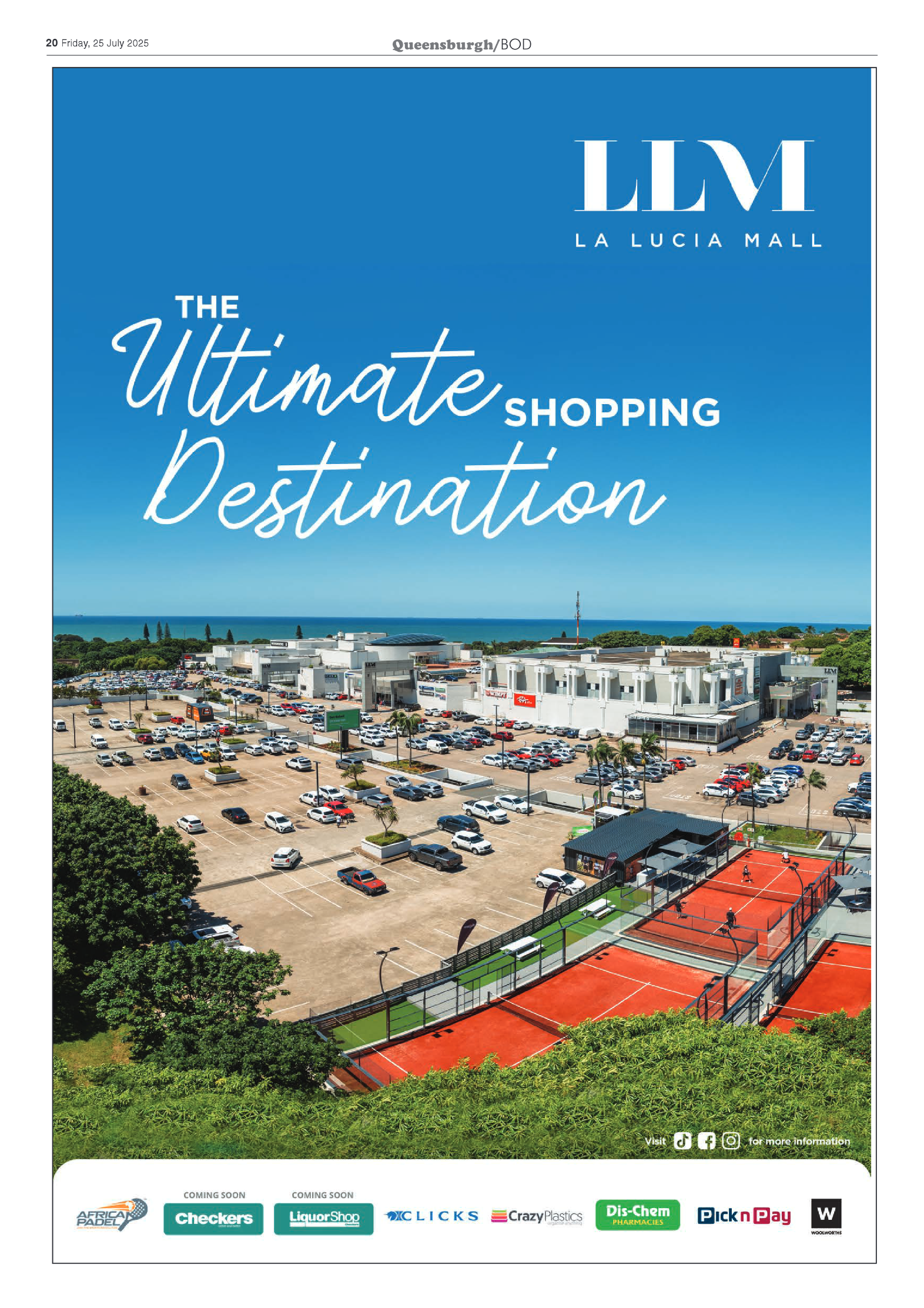 Queensburgh News 25 July 2025 page 20