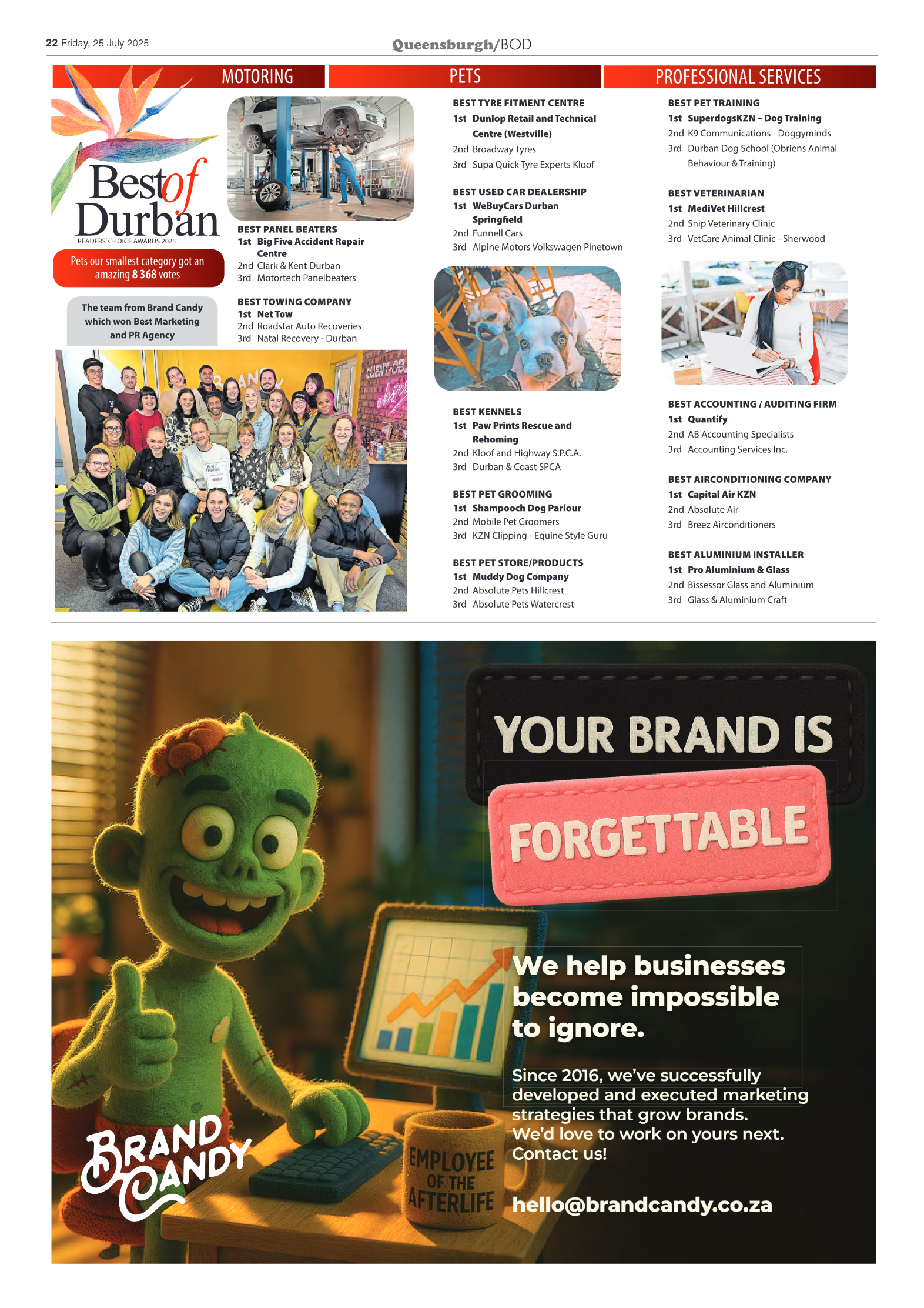 Queensburgh News 25 July 2025 page 22