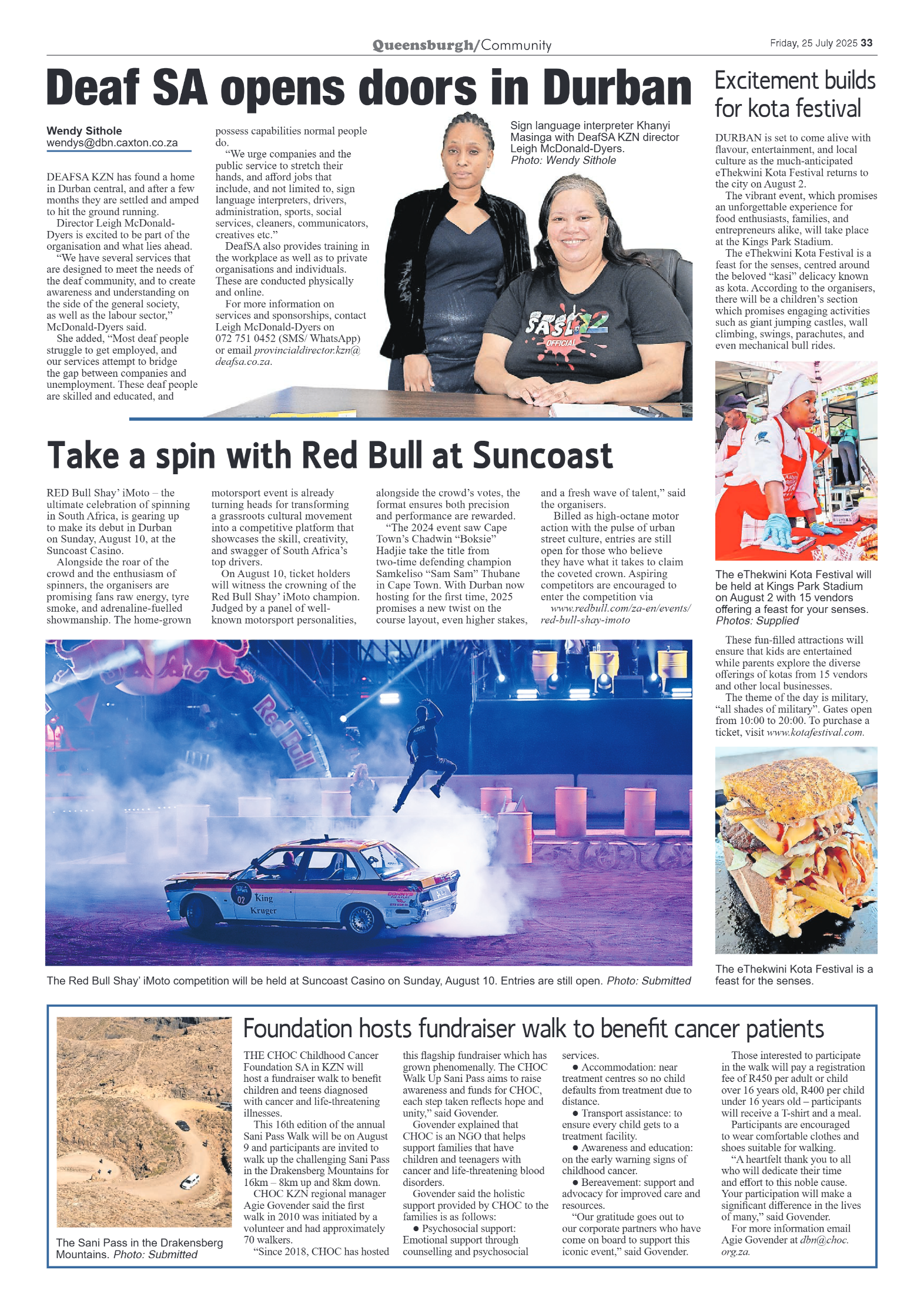 Queensburgh News 25 July 2025 page 33