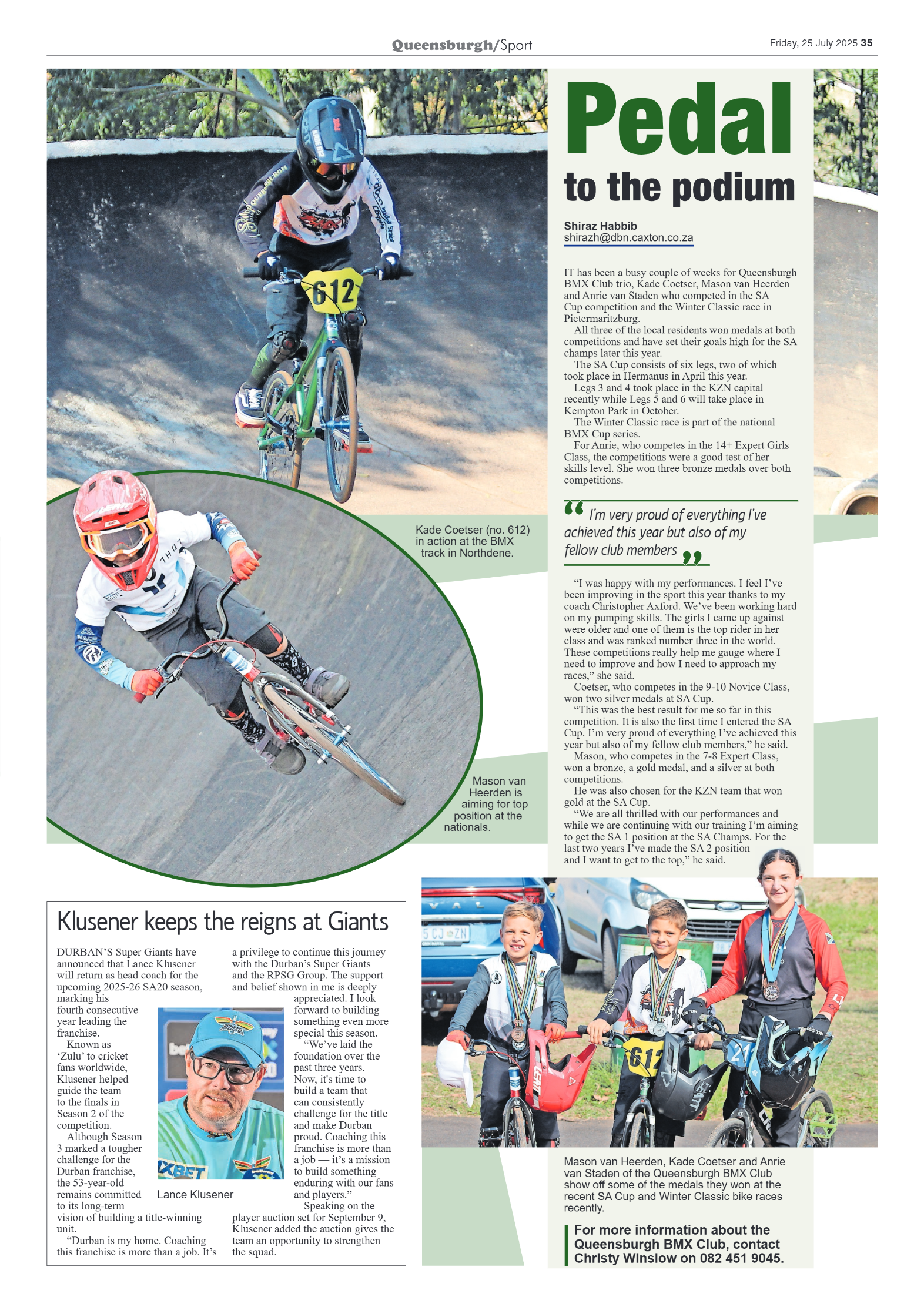 Queensburgh News 25 July 2025 page 35