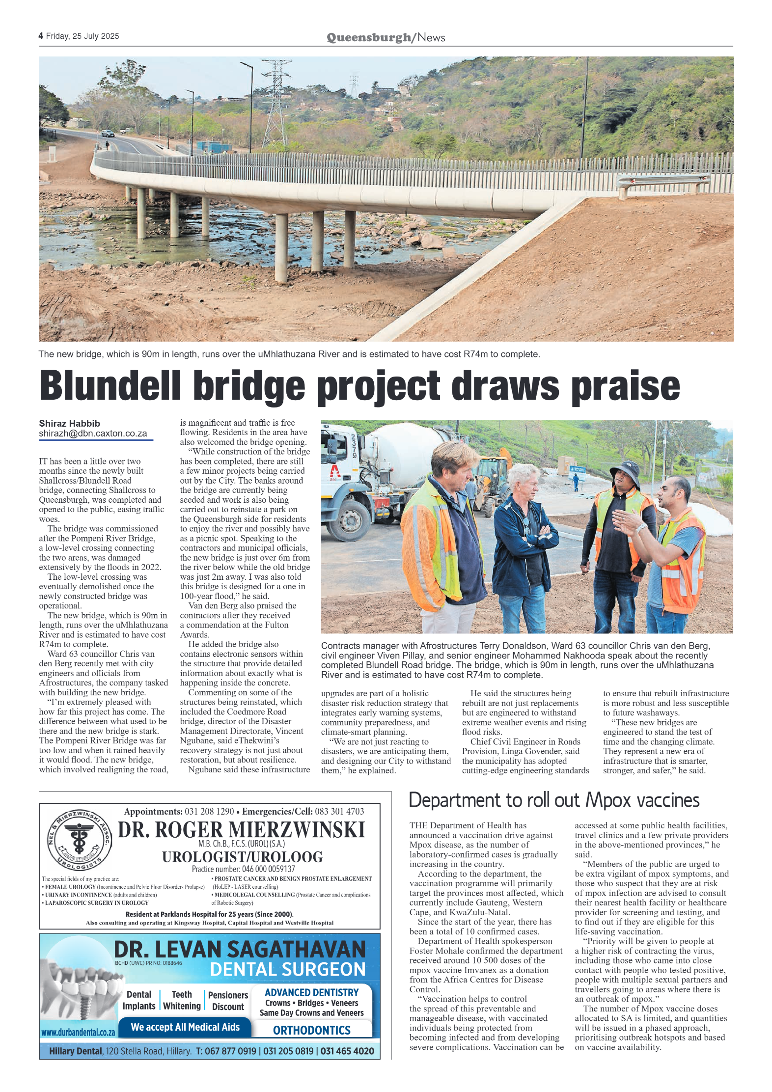 Queensburgh News 25 July 2025 page 4