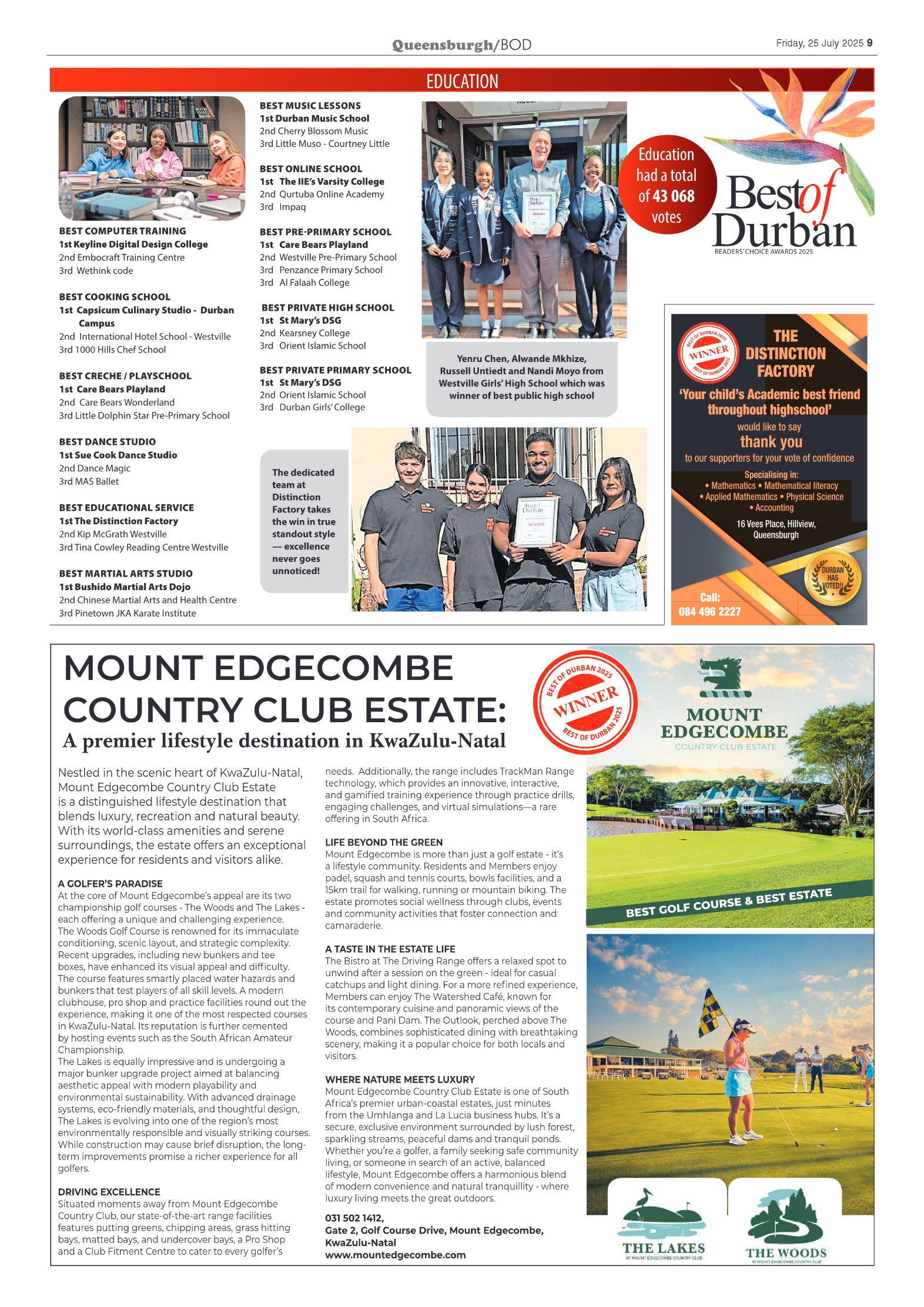 Queensburgh News 25 July 2025 page 9