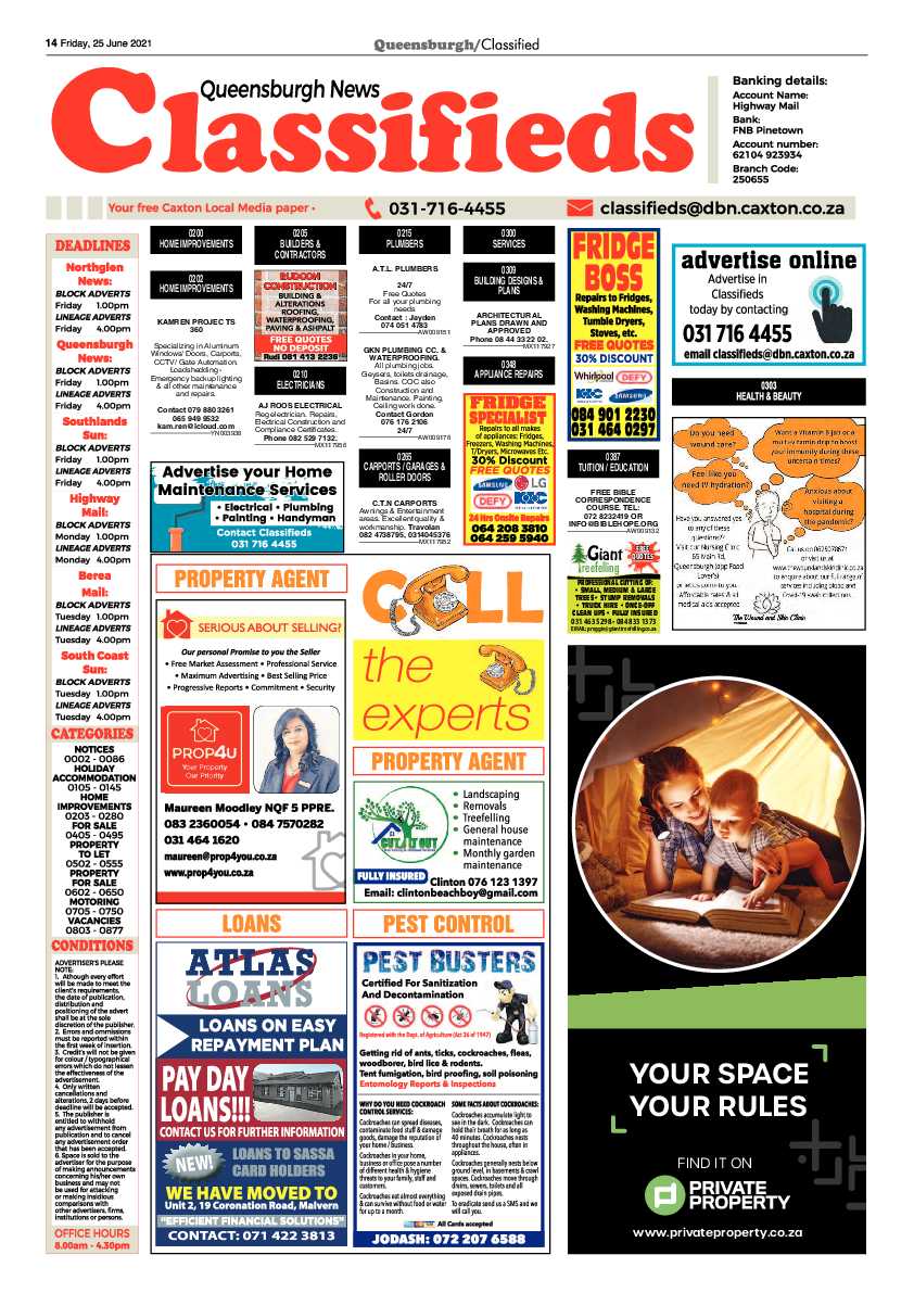 Queensburgh News 25 June 2021 page 14