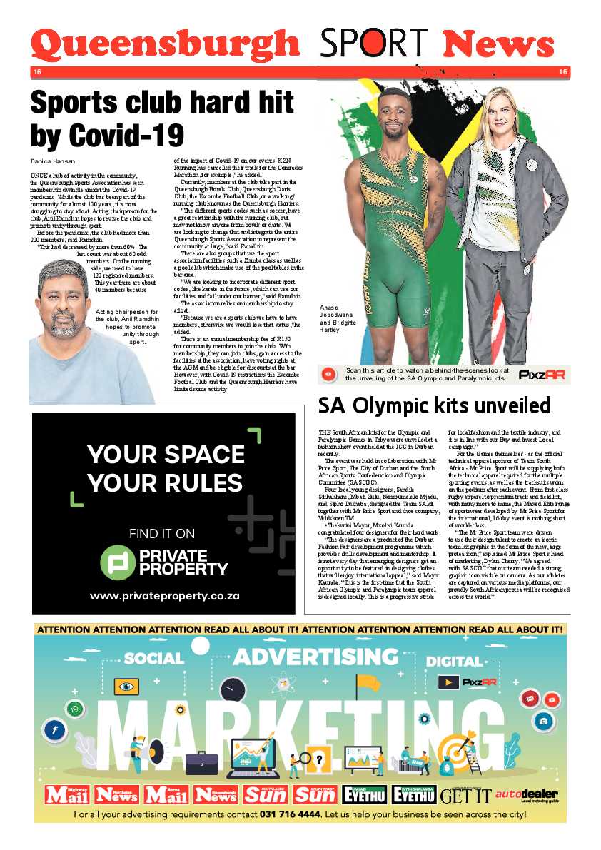 Queensburgh News 25 June 2021 page 16