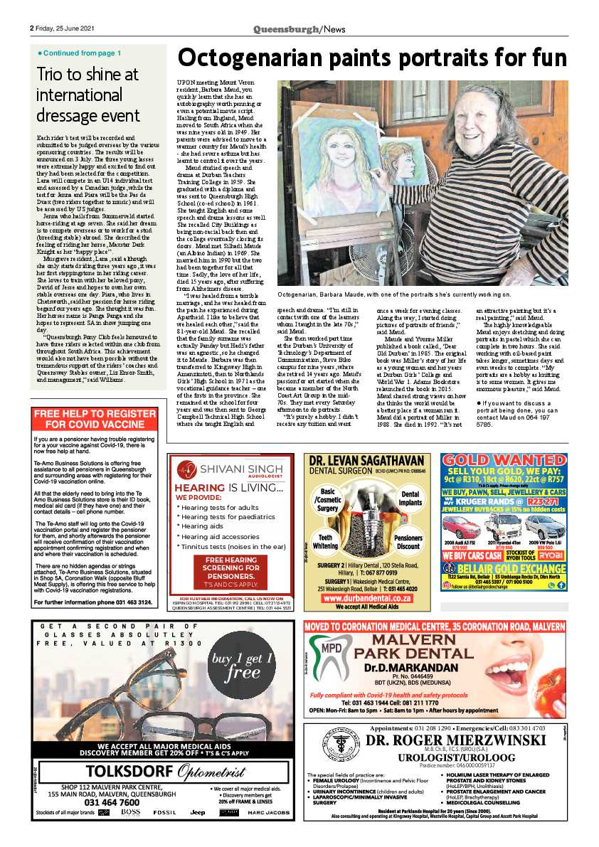 Queensburgh News 25 June 2021 page 2