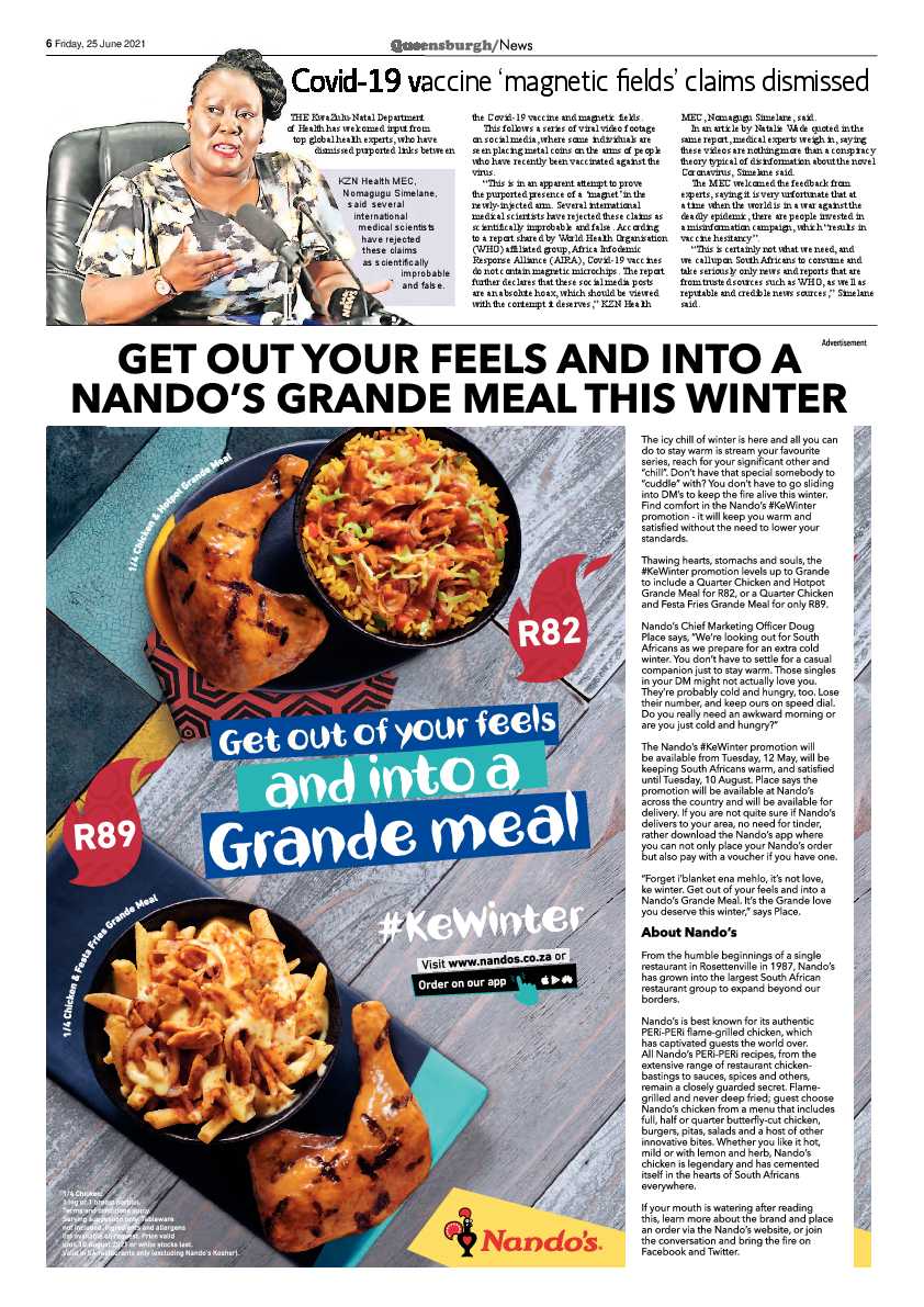 Queensburgh News 25 June 2021 page 6