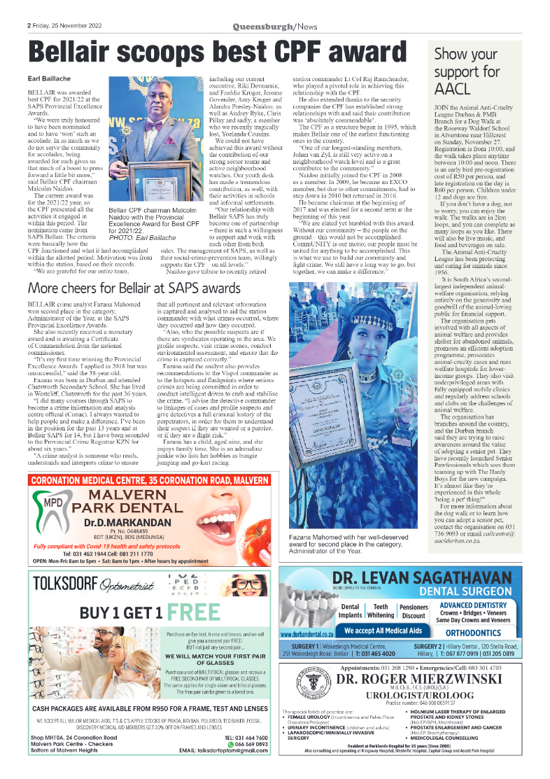 Queensburgh News 25 November 2022 page 2