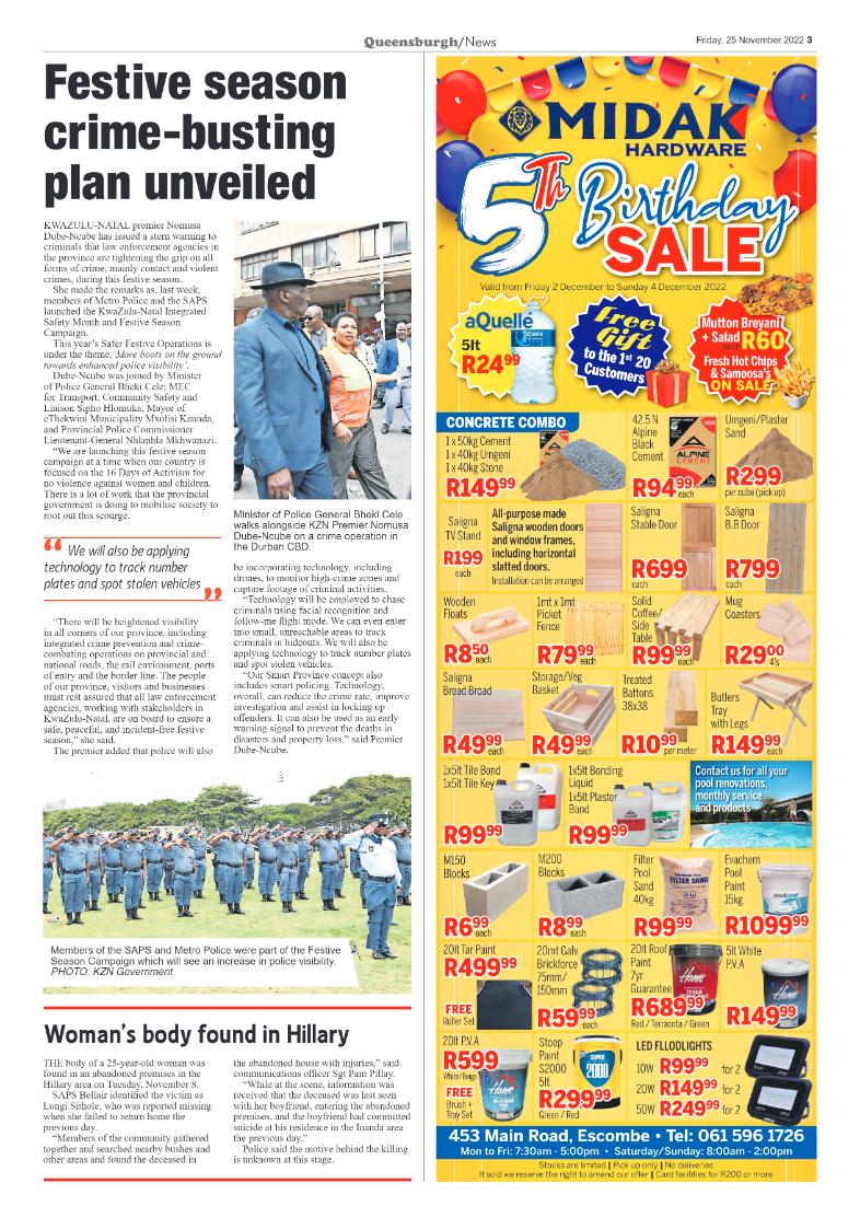 Queensburgh News 25 November 2022 page 3