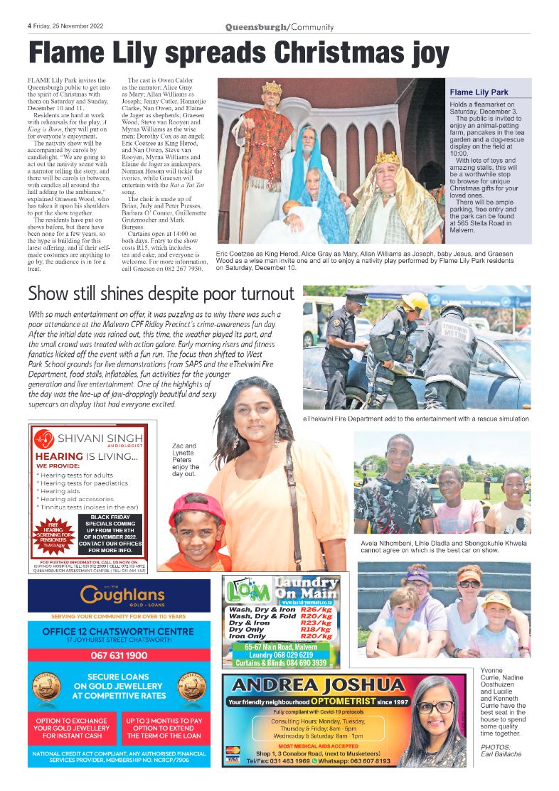 Queensburgh News 25 November 2022 page 4