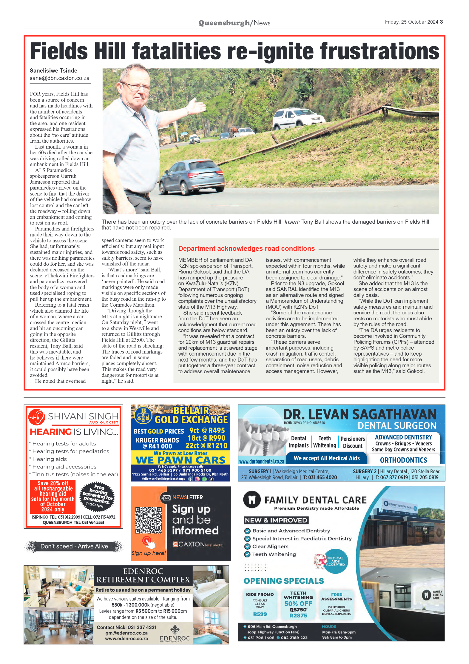 Queensburgh News 25 October 2024 page 3