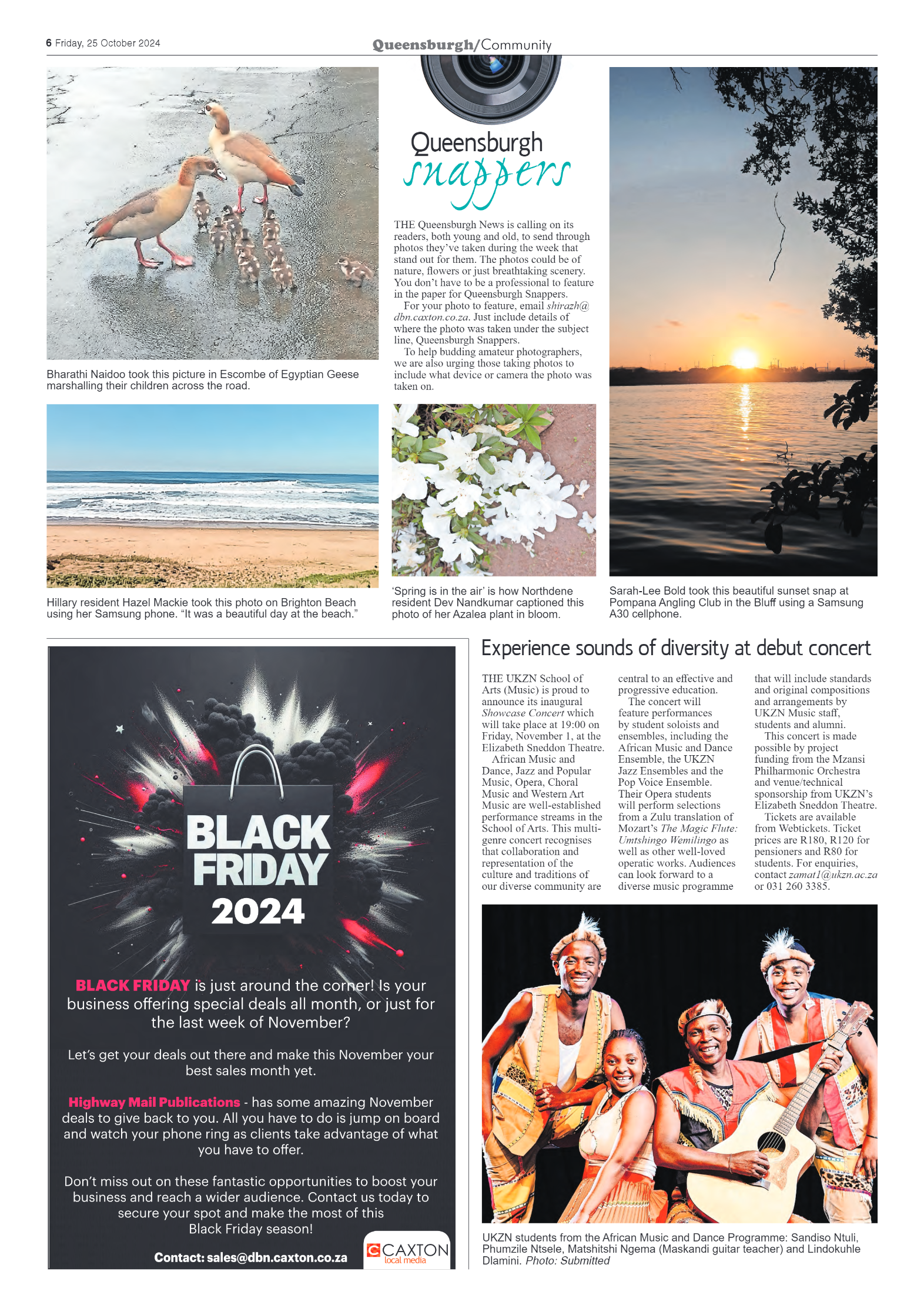 Queensburgh News 25 October 2024 page 6