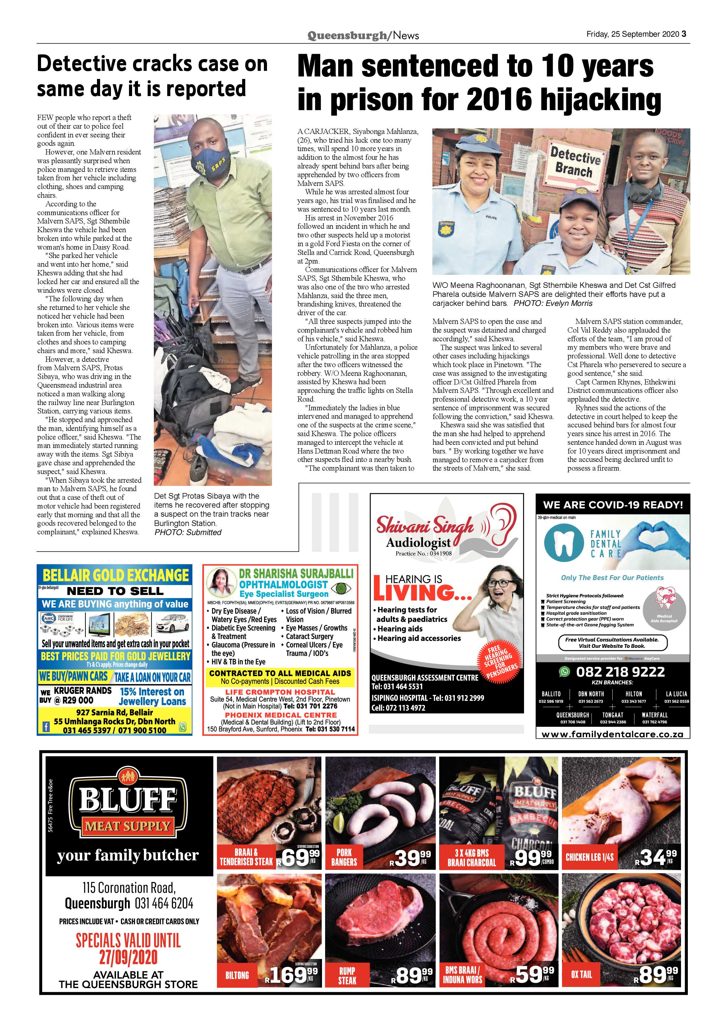 Queensburgh News 25 September 2020 page 3