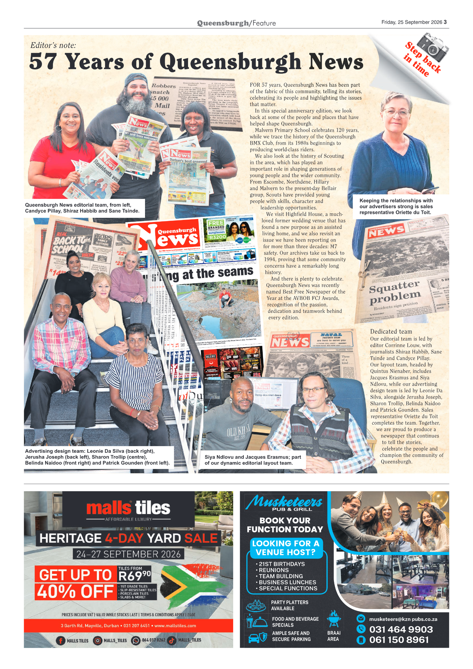 Queensburgh News 25 September 2026 page 3