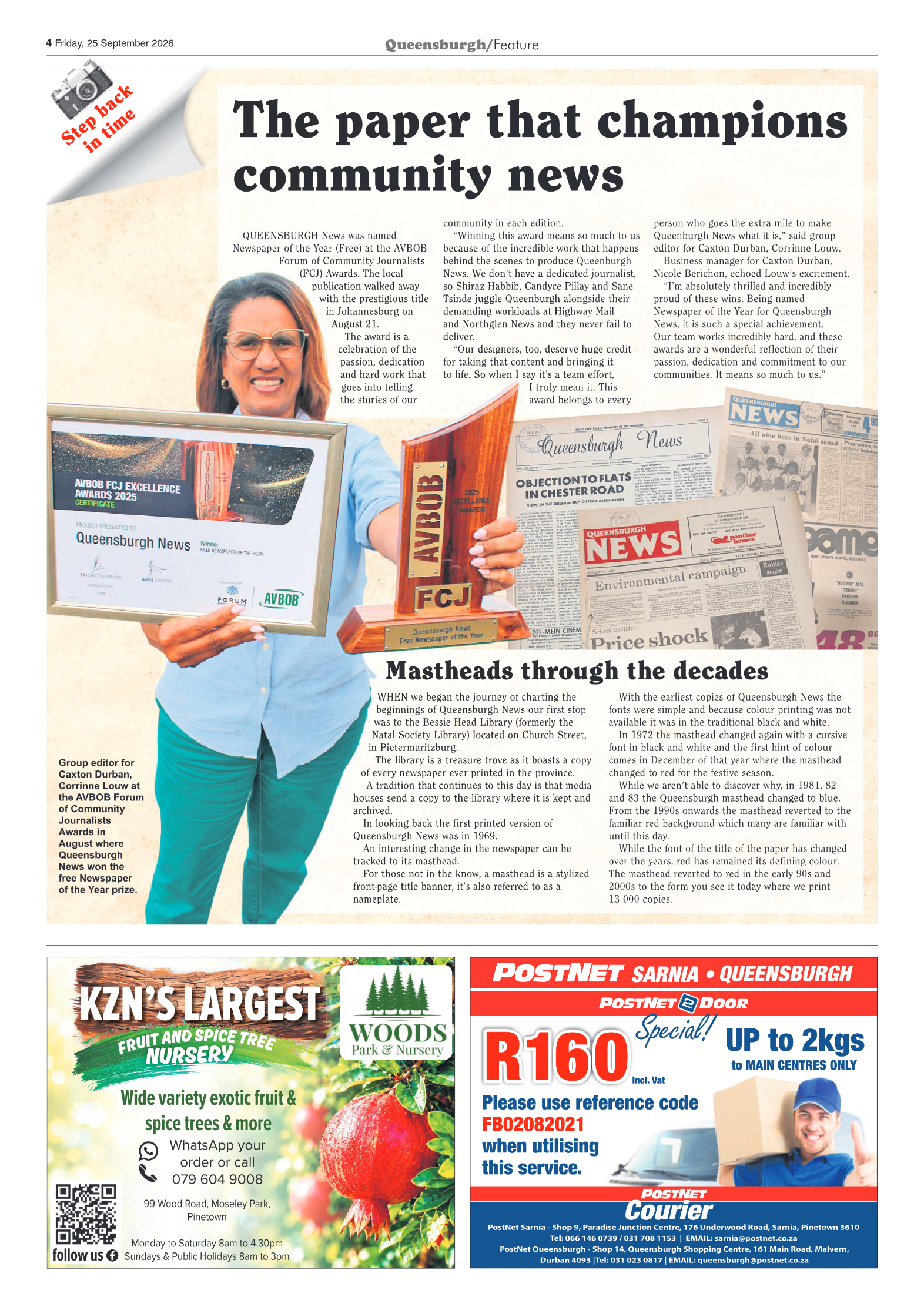 Queensburgh News 25 September 2026 page 4