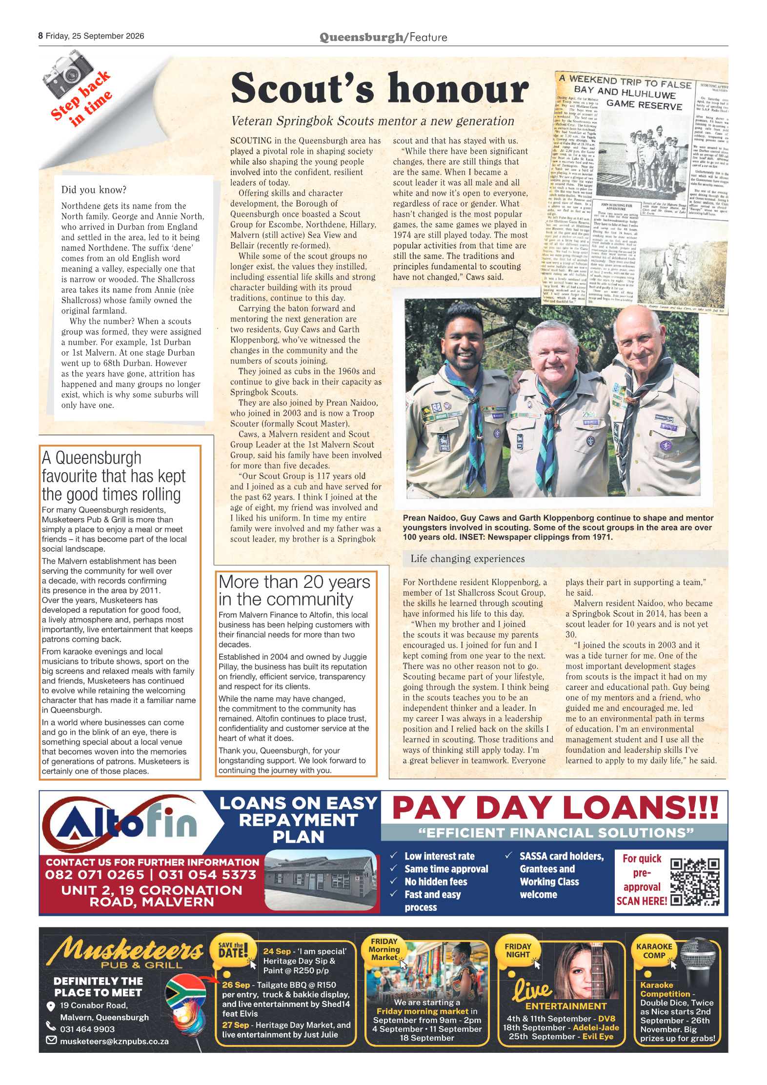 Queensburgh News 25 September 2026 page 8