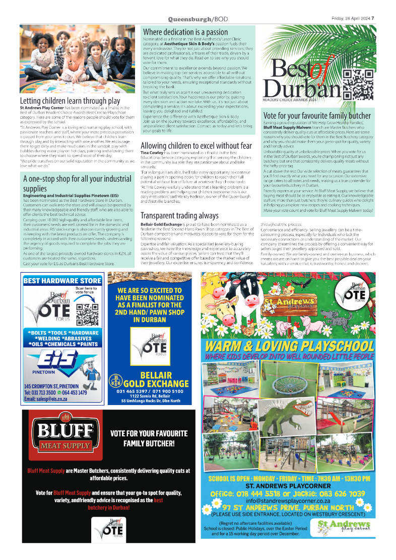 Queensburgh News 26 April 2024 page 7