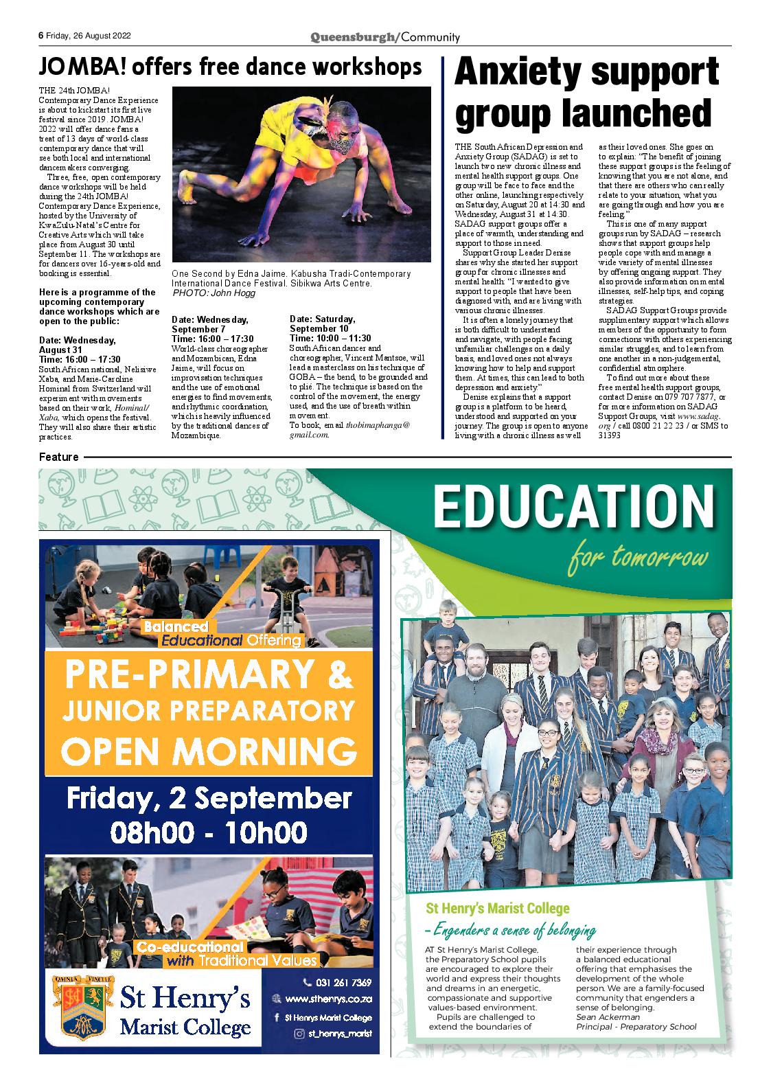 Queensburgh News 26 August 2022 page 6
