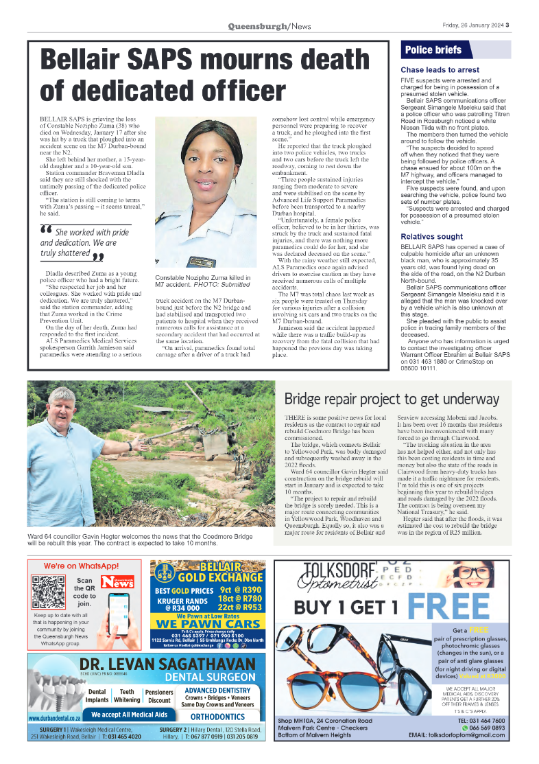 Queensburgh News 26 January 2024 page 3