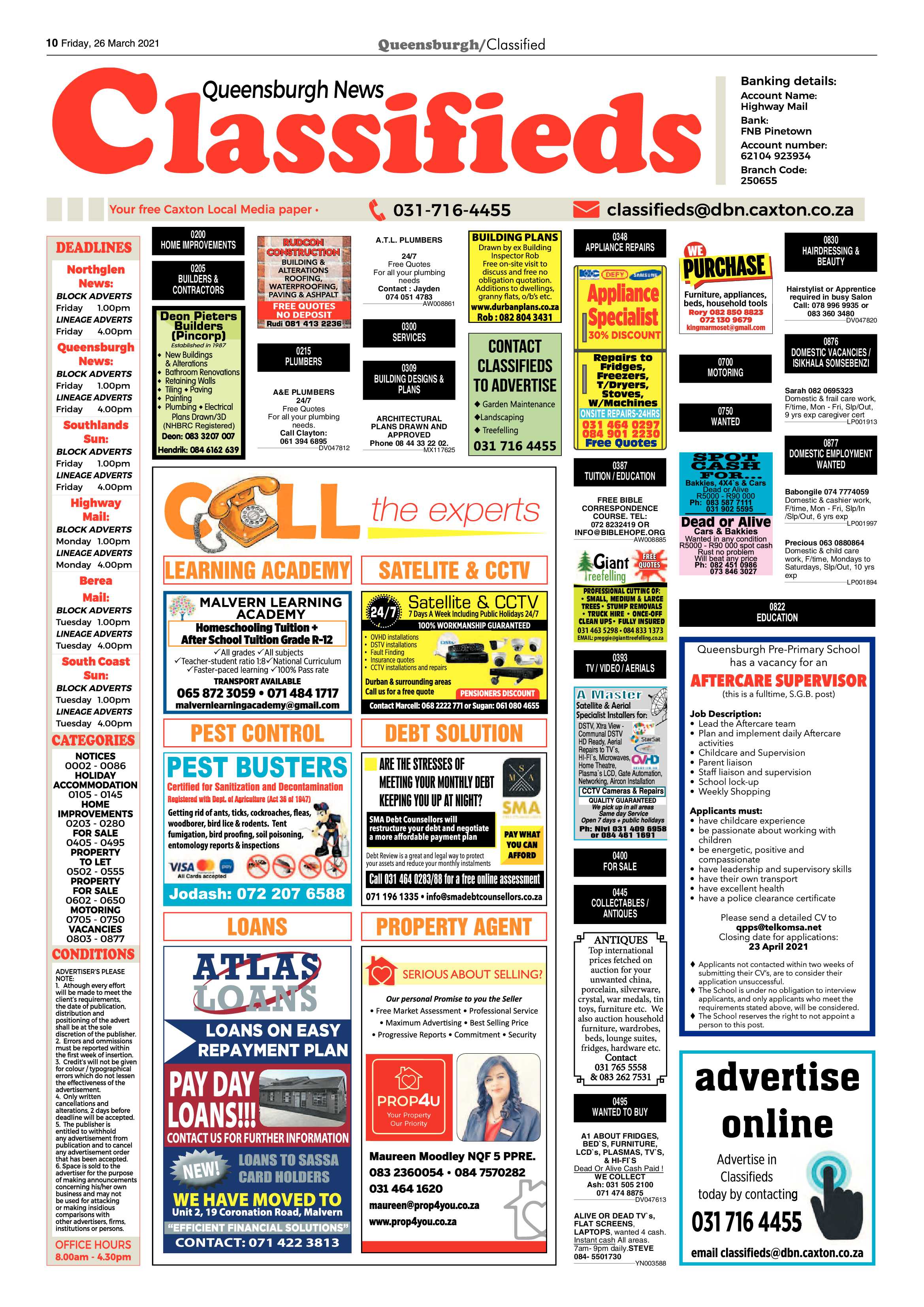 Queensburgh News 26 March 2021 page 10