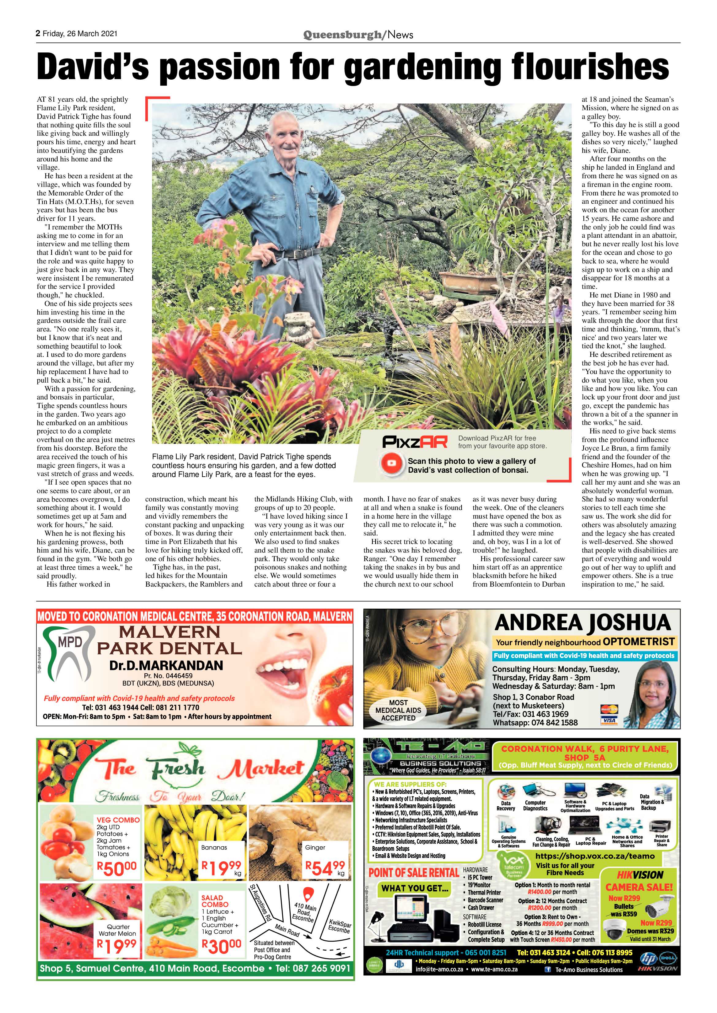 Queensburgh News 26 March 2021 page 2