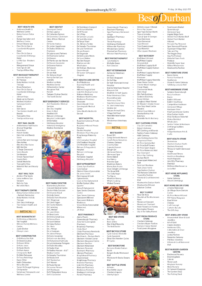 Queensburgh News 26 May 2023 page 11