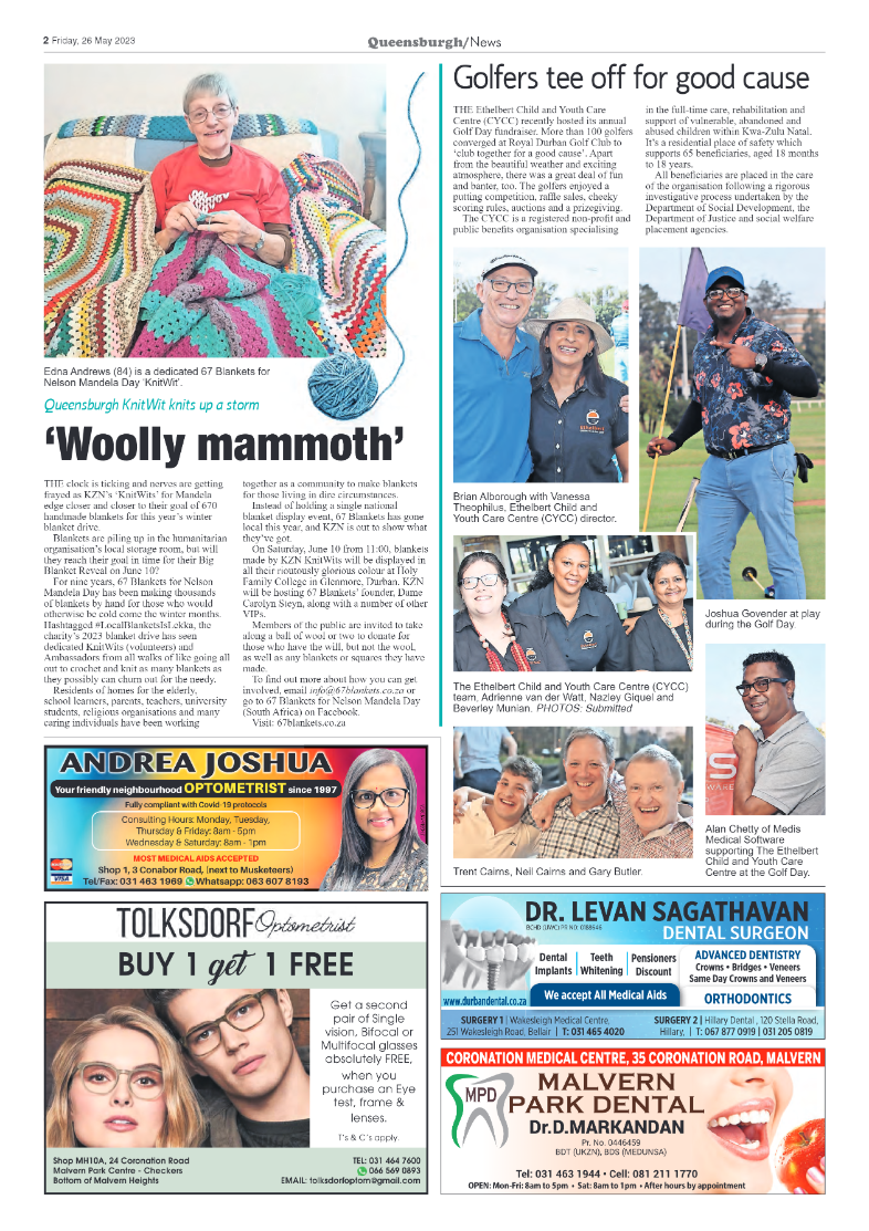 Queensburgh News 26 May 2023 page 2