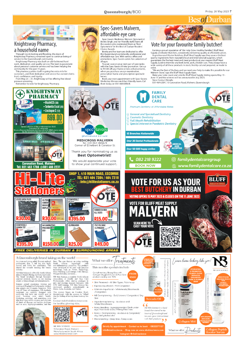 Queensburgh News 26 May 2023 page 7