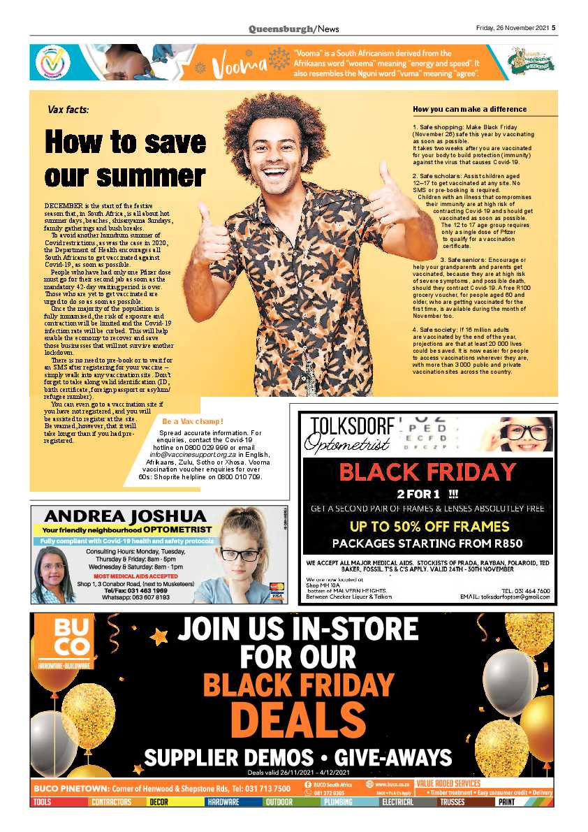 Queensburgh News 26 November 2021 page 5