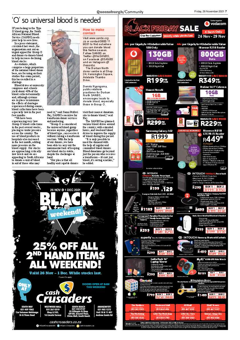 Queensburgh News 26 November 2021 page 7