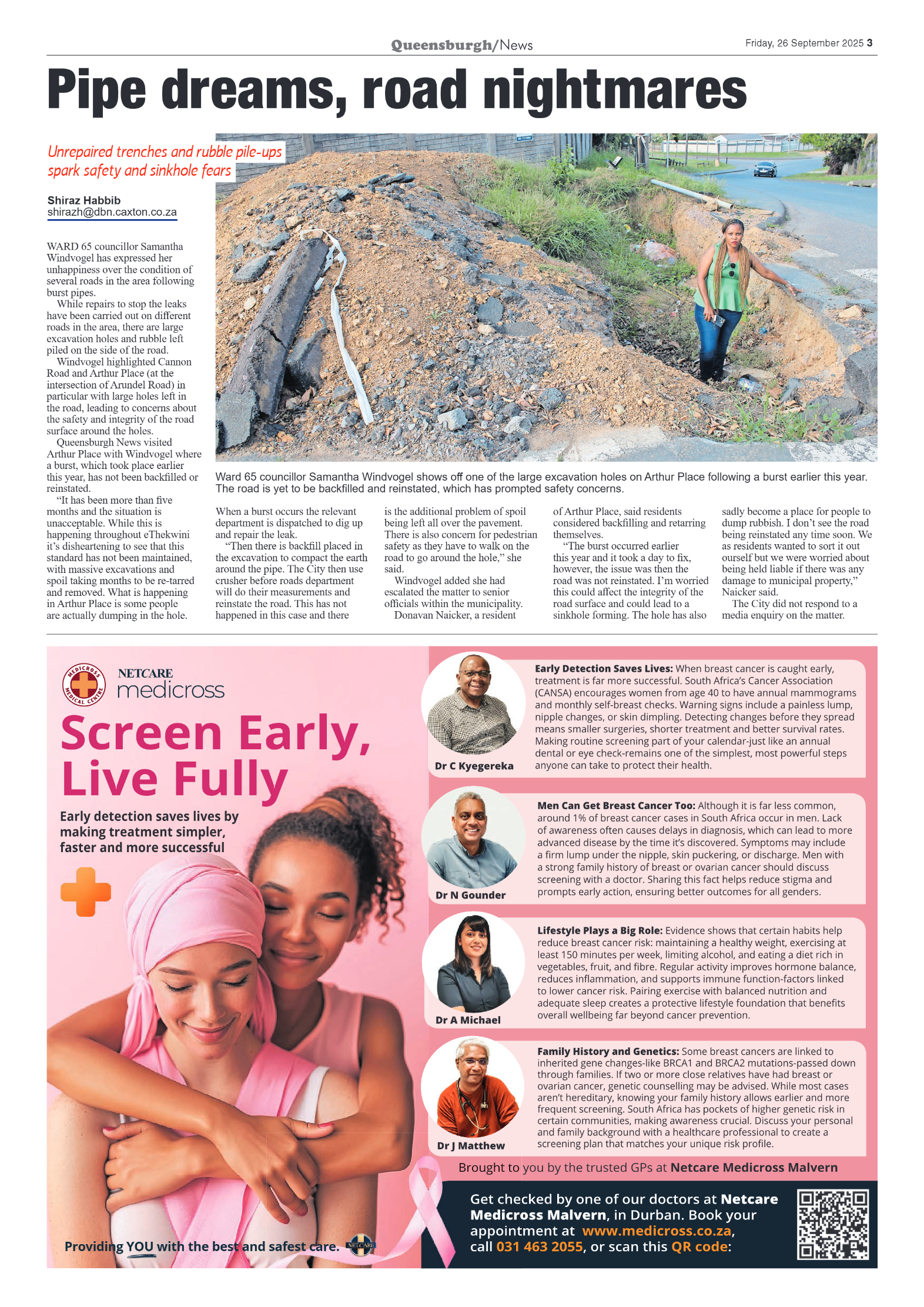 Queensburgh News 26 September 2025 page 3