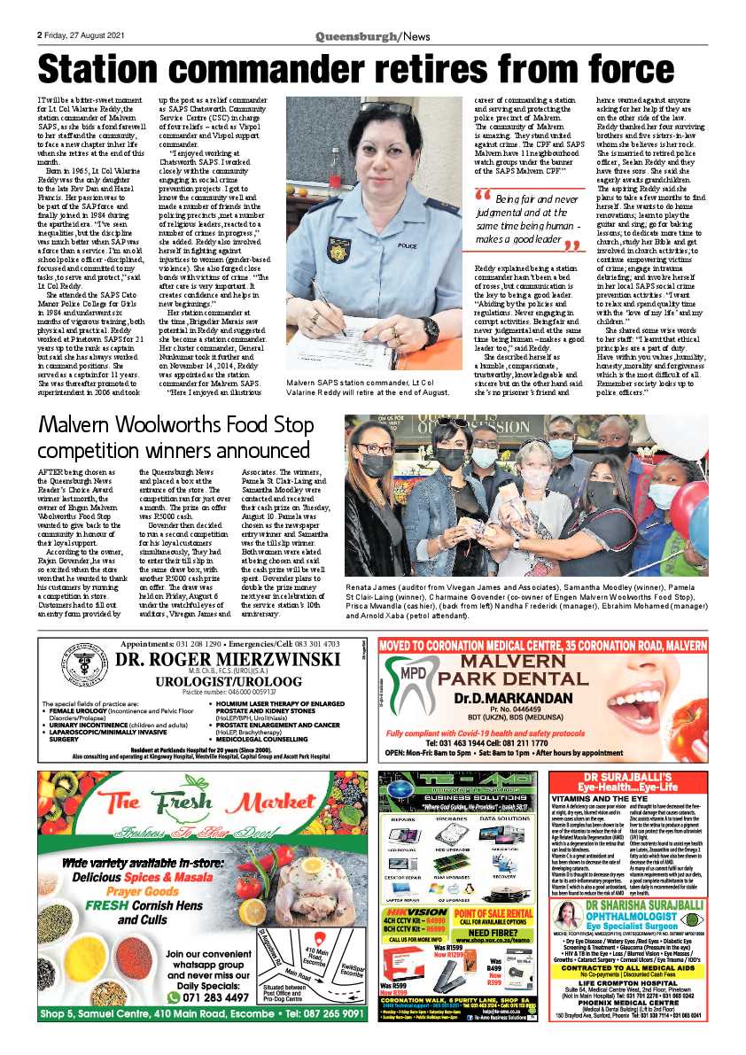 Queensburgh News 27 August 2021 page 2