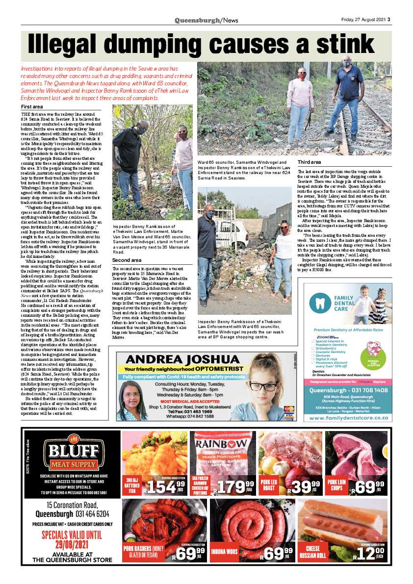 Queensburgh News 27 August 2021 page 3