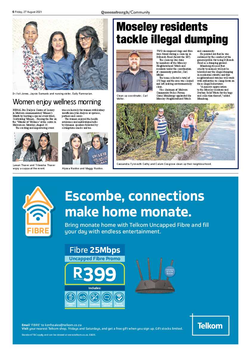 Queensburgh News 27 August 2021 page 6