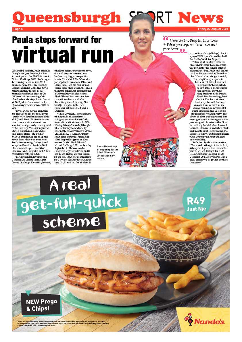 Queensburgh News 27 August 2021 page 8