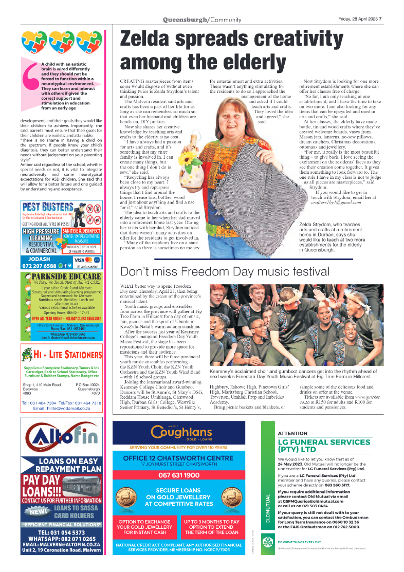 Queensburgh News 28 April 2023 page 7