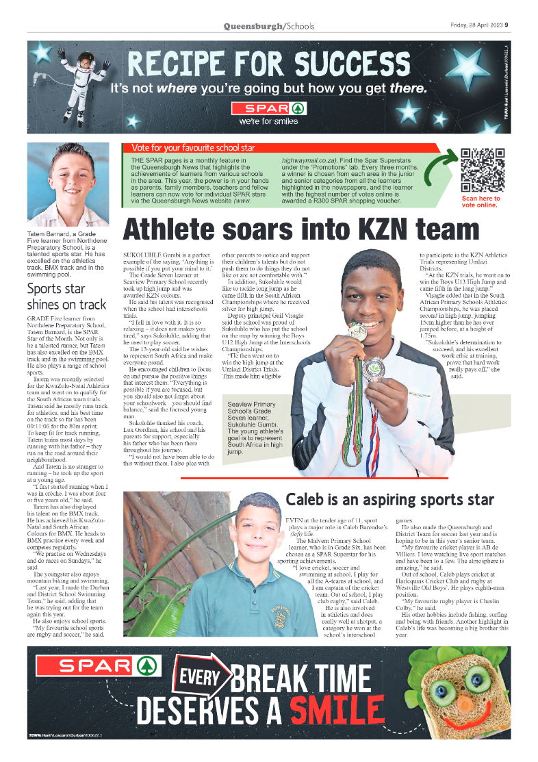 Queensburgh News 28 April 2023 page 9