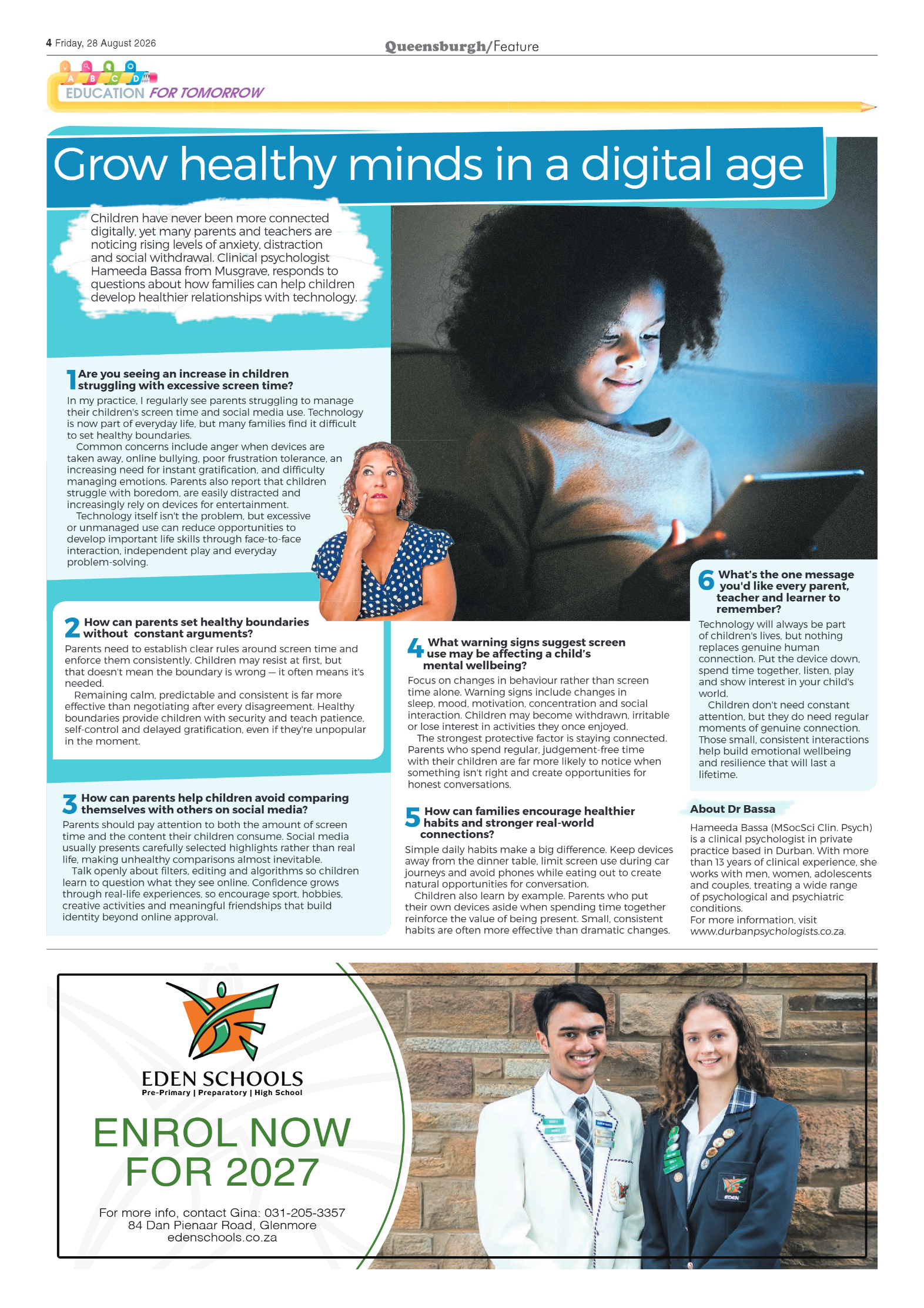 Queensburgh News 28 August 2026 page 4