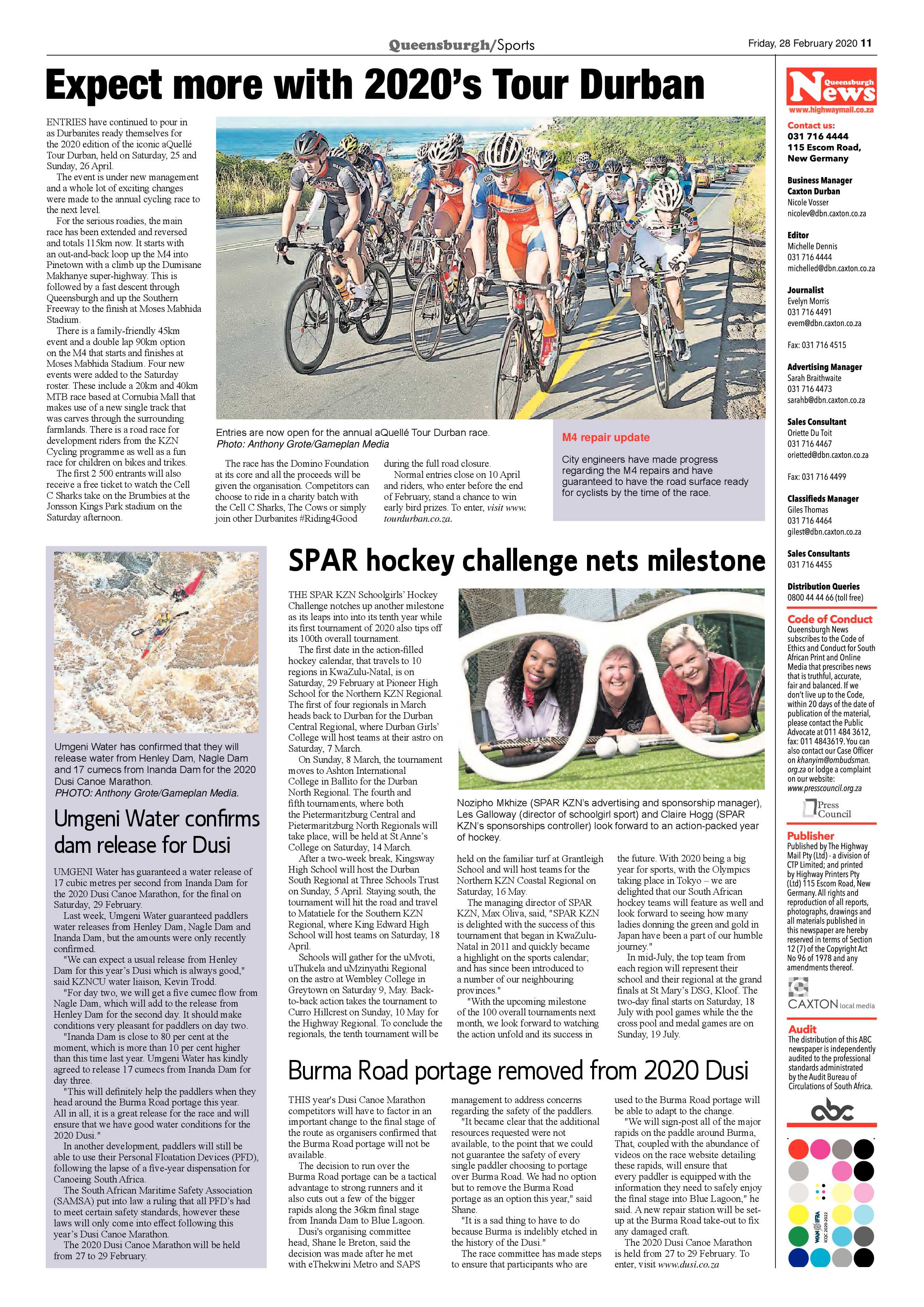 Queensburgh News 28 February 2020 page 11