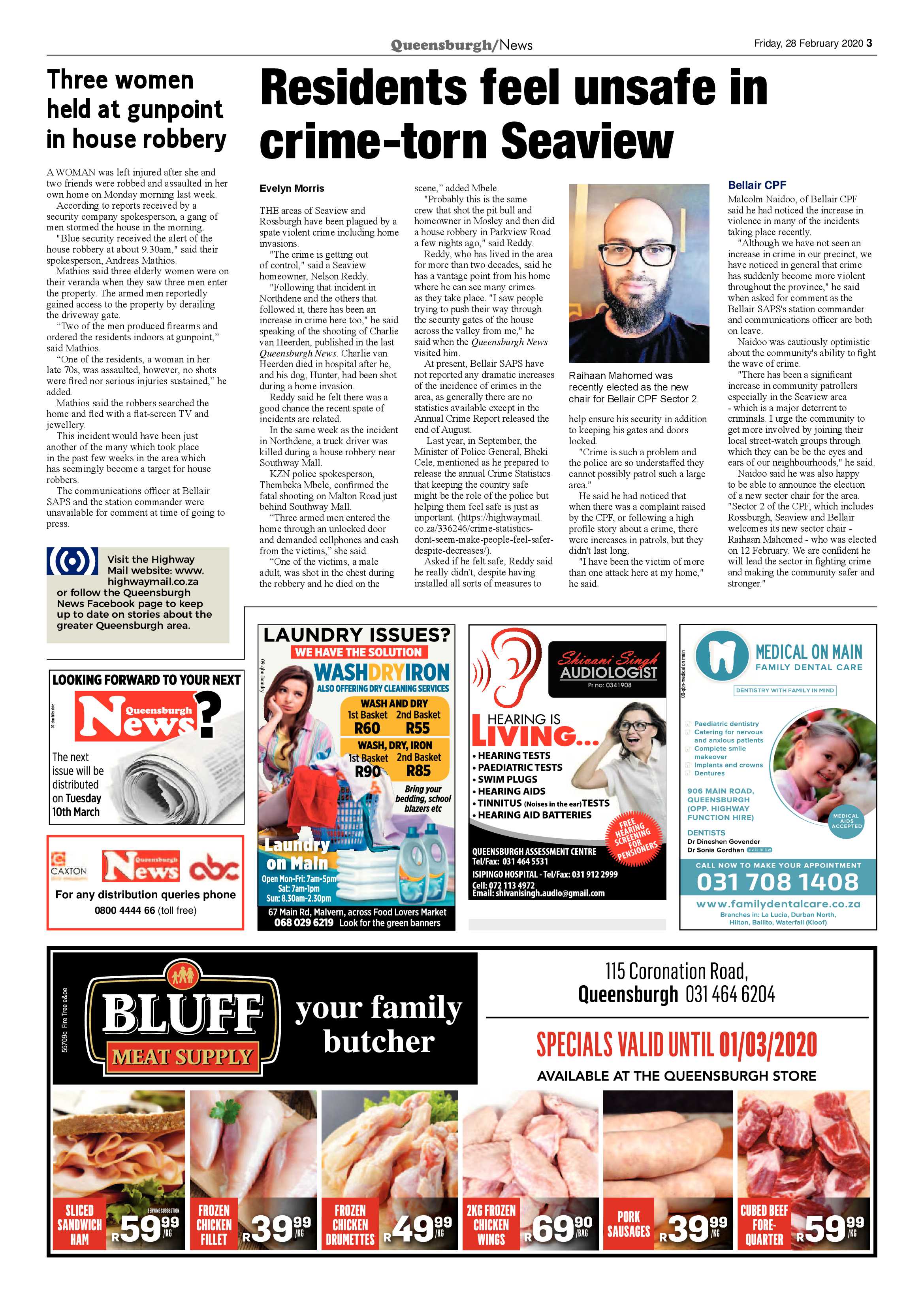 Queensburgh News 28 February 2020 page 3