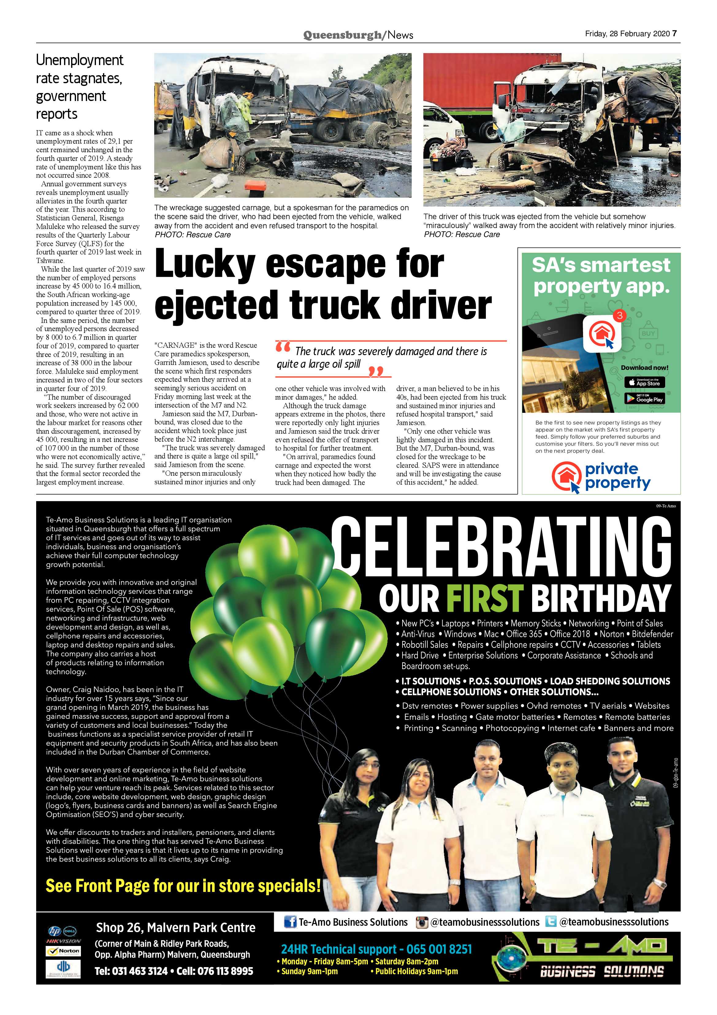 Queensburgh News 28 February 2020 page 7