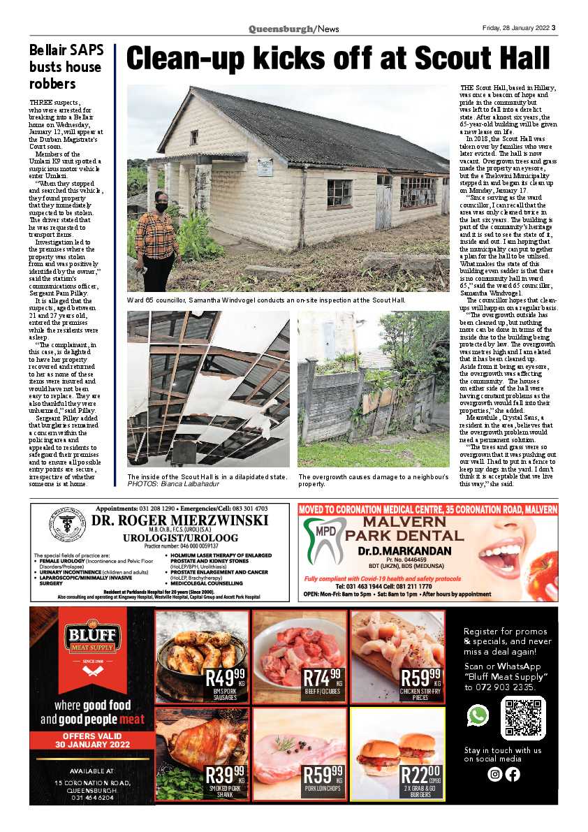 Queensburgh News 28 January 2022 page 3