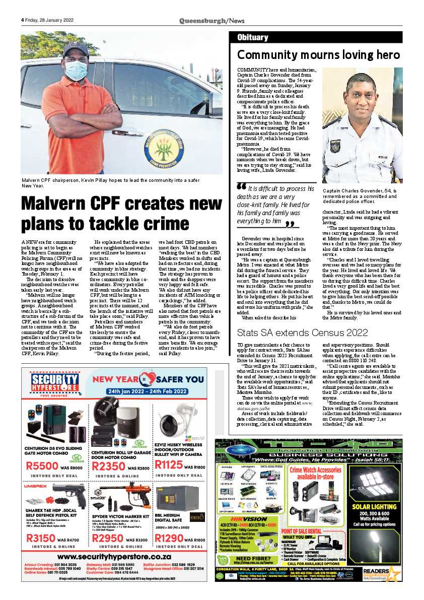 Queensburgh News 28 January 2022 page 4