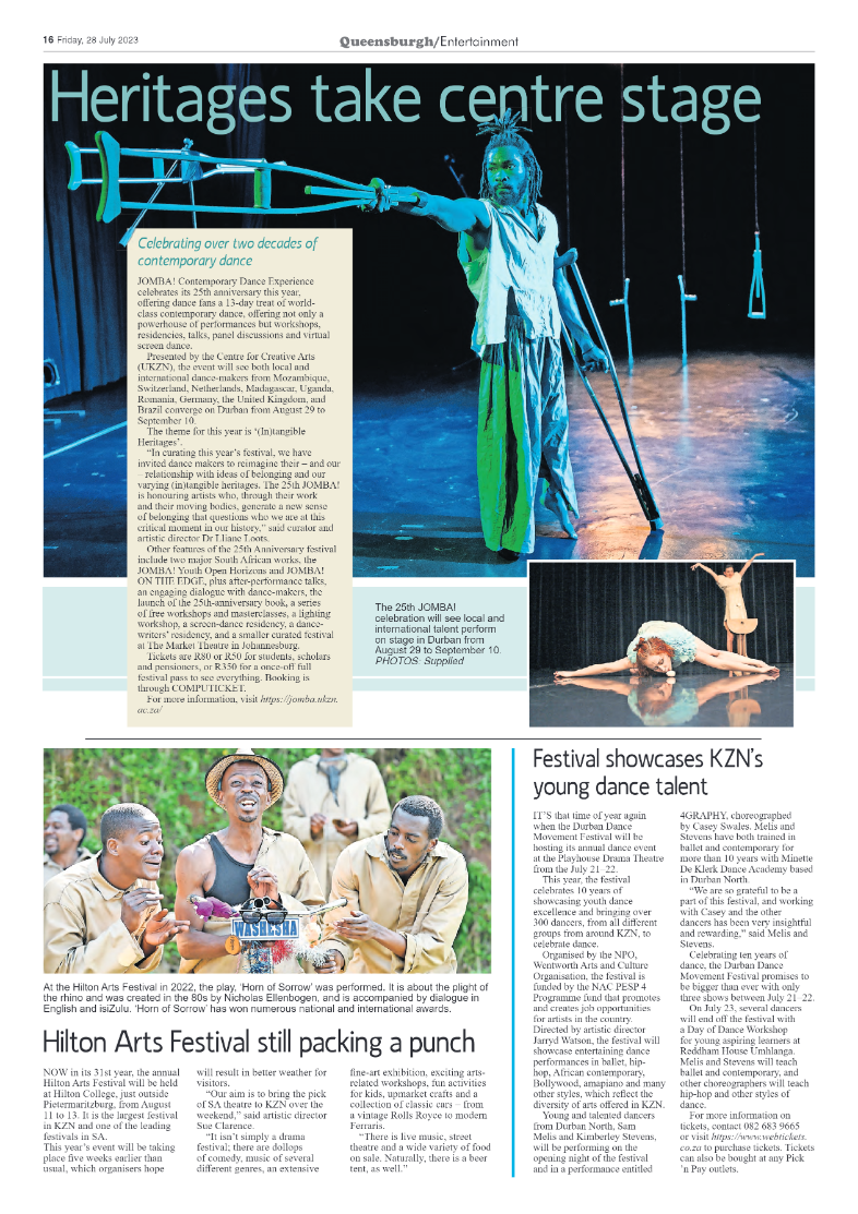 Queensburgh News 28 July 2023 page 16