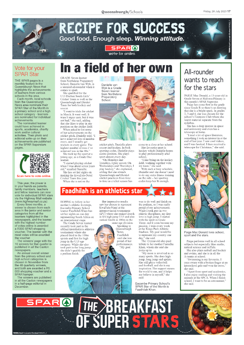 Queensburgh News 28 July 2023 page 17